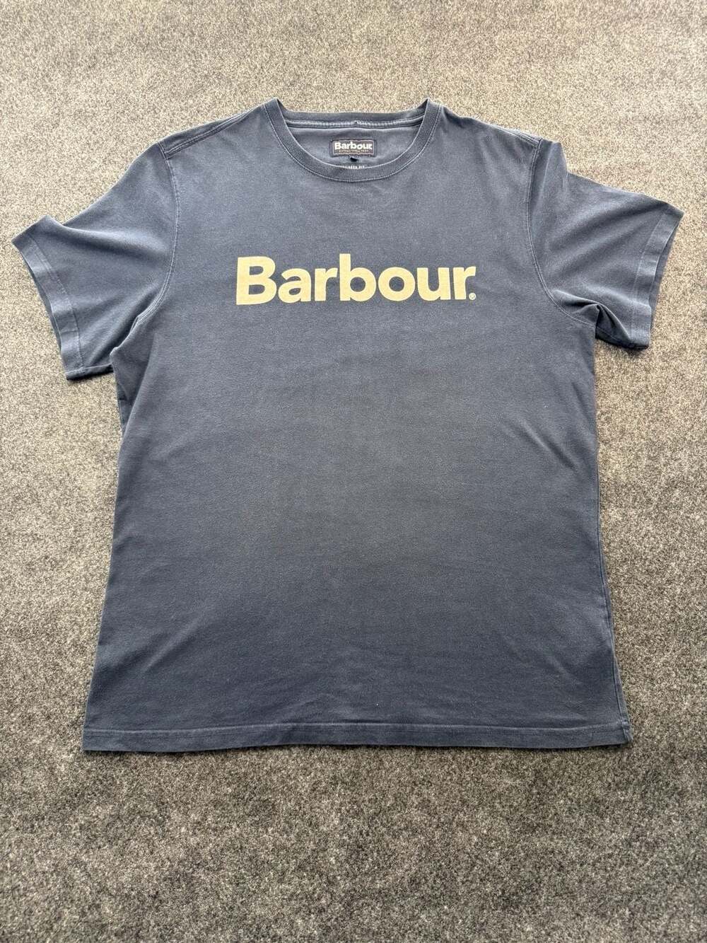 Barbour Tailored Fit Large Logo T-Shirt Size L